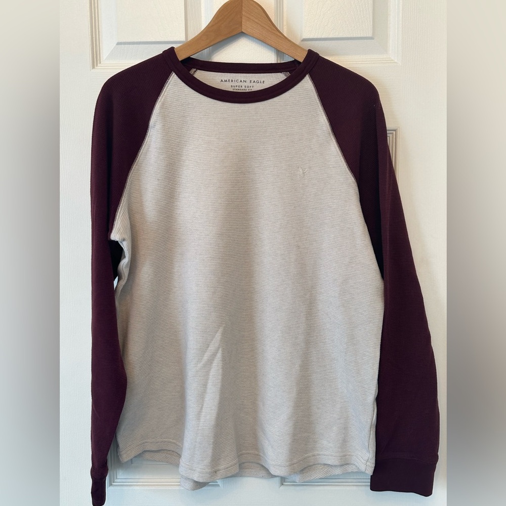 American Eagle Waffle Shirt